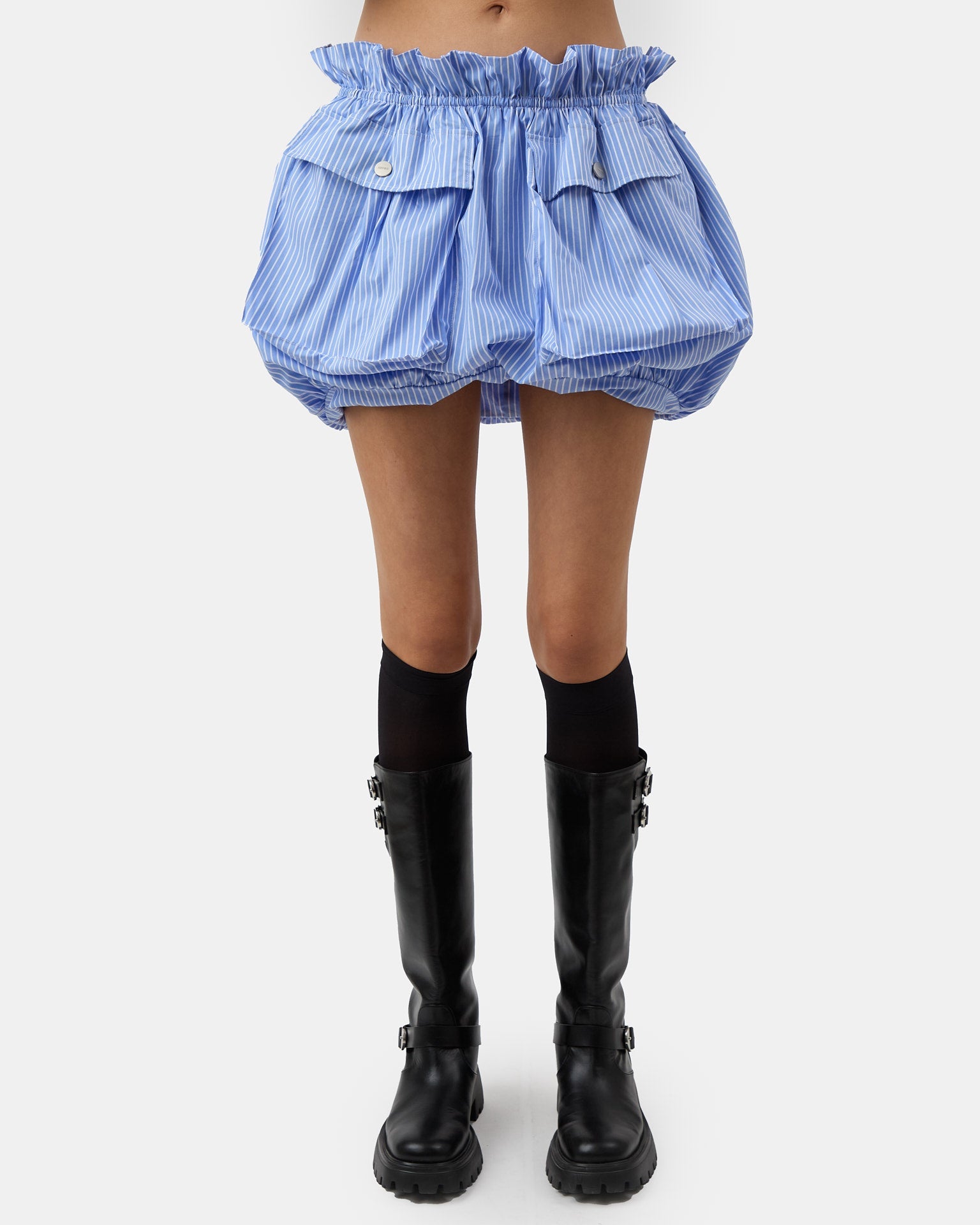 アキラナカ    リボン SPORTY SPICE RUFFLE MINI DRESS – AKIRA