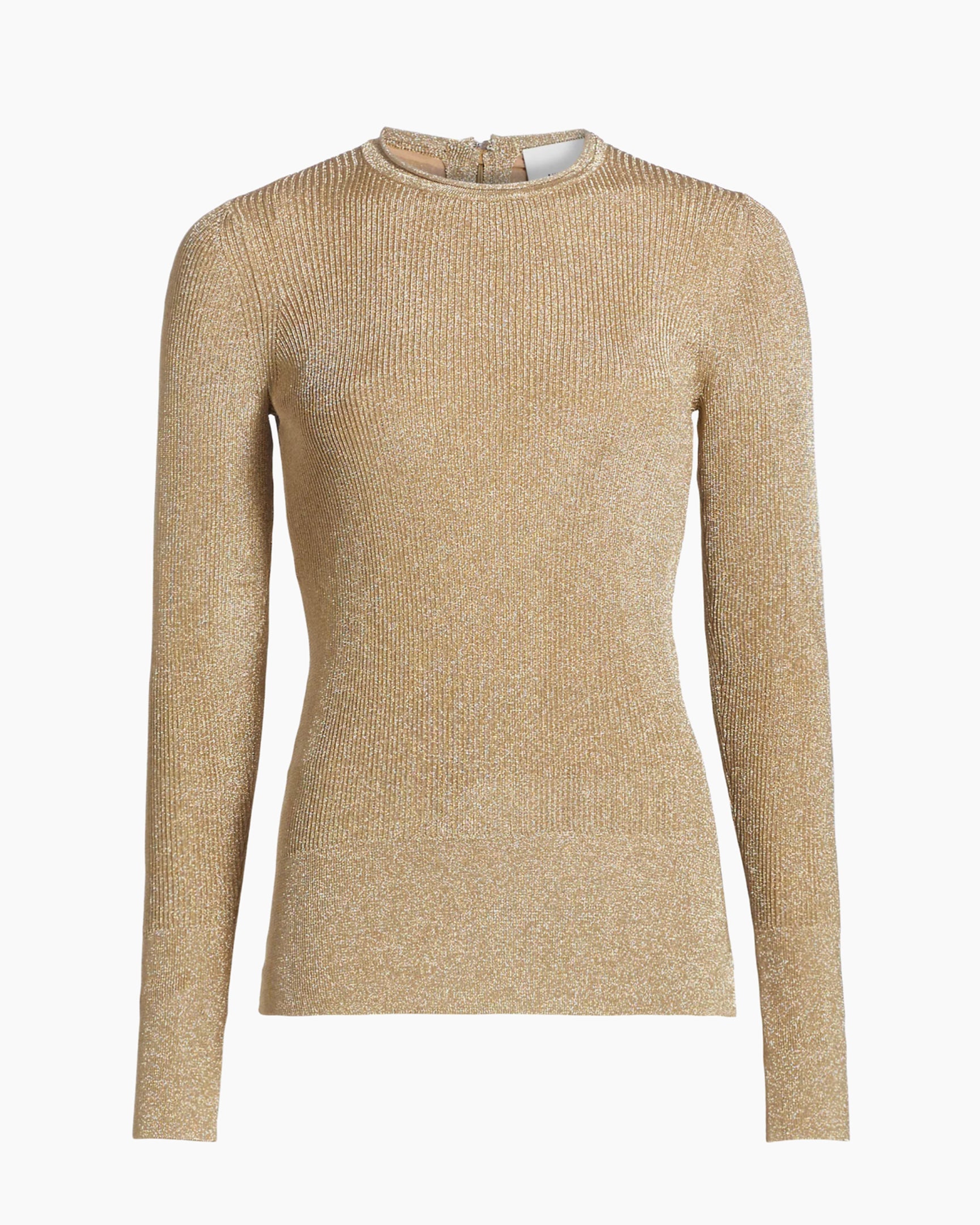 Lana metallic knit top