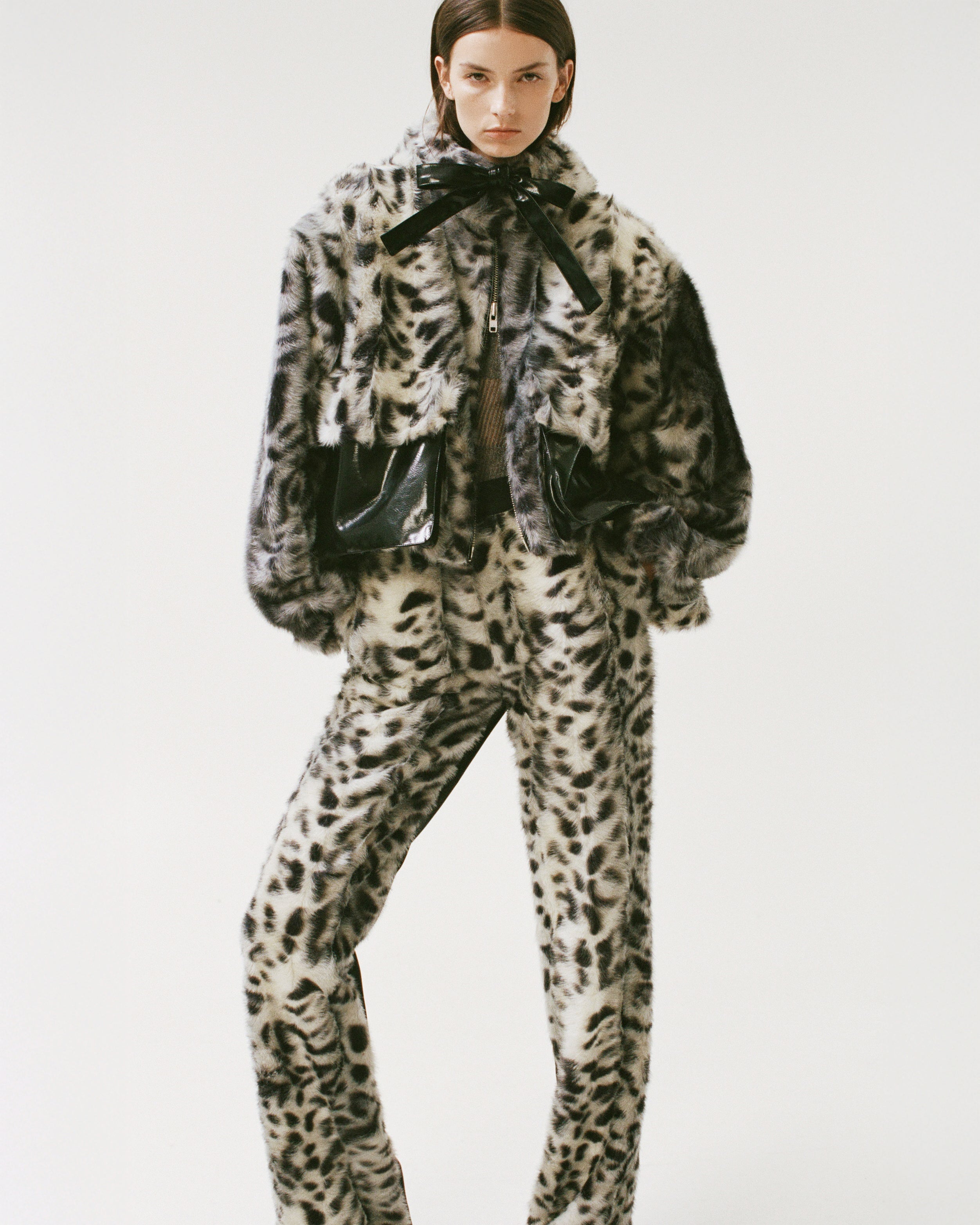 The Hesse jacket in faux leopard