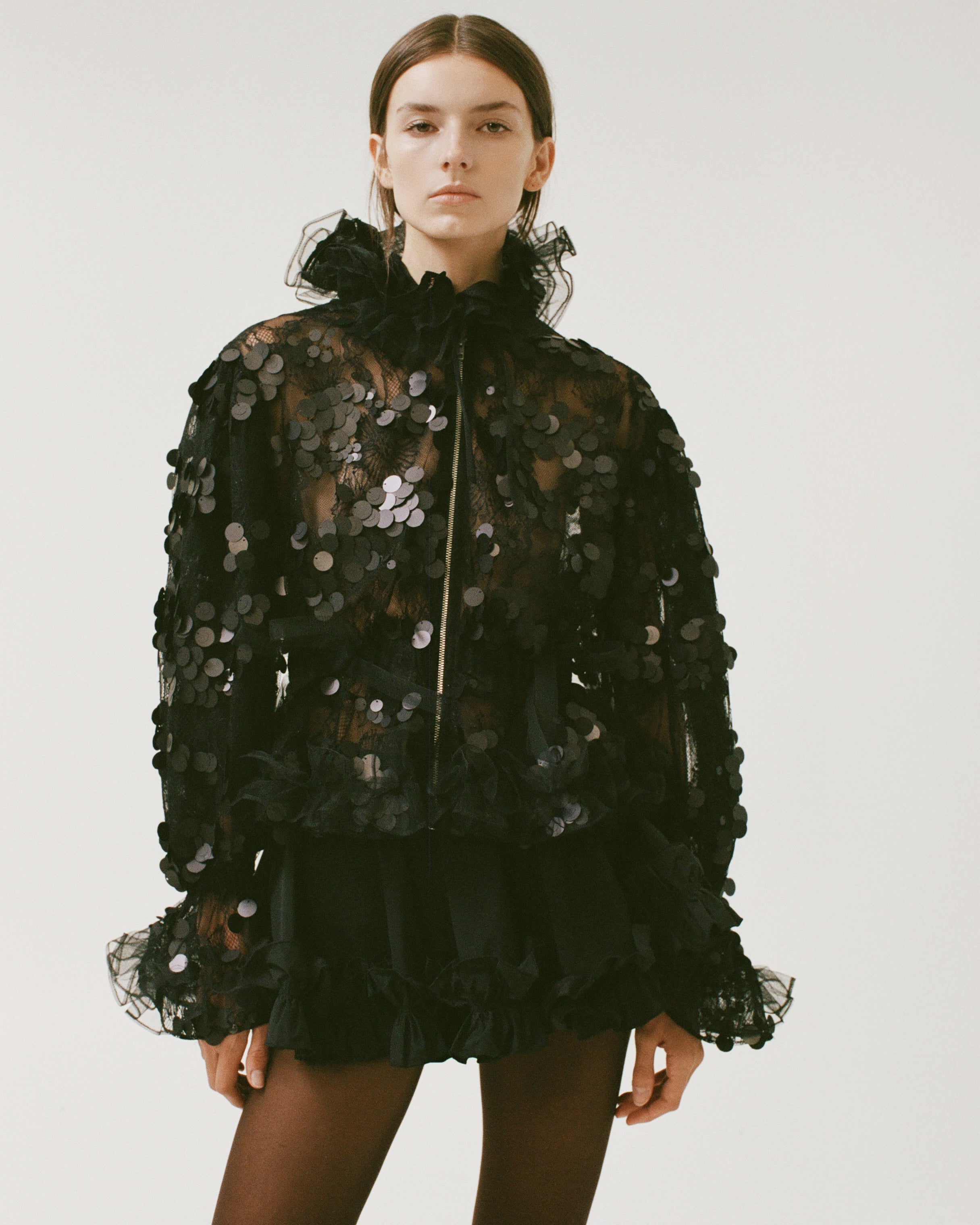 The Sofie jacket in sequin lace