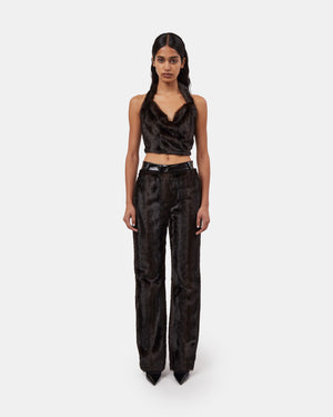 BARBERINI FAUX FUR PANTS