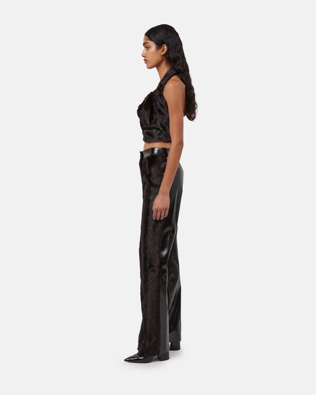 The Barberini pants in faux mink