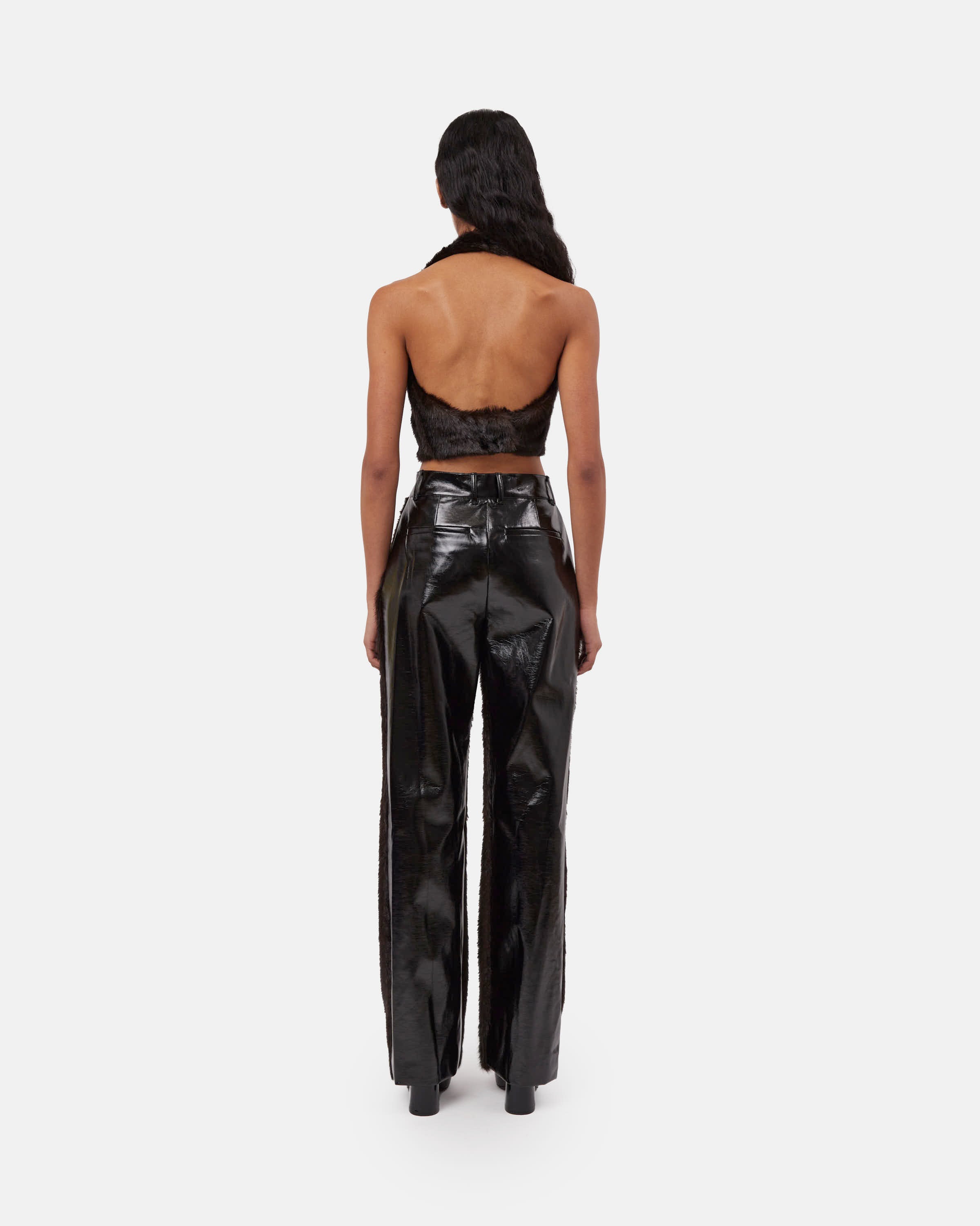 The Barberini pants in faux mink