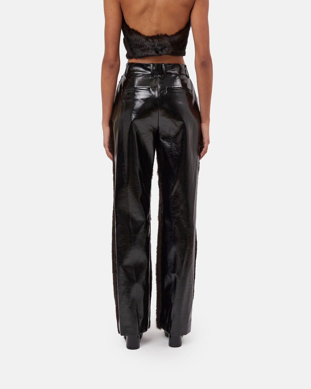 The Barberini pants in faux mink