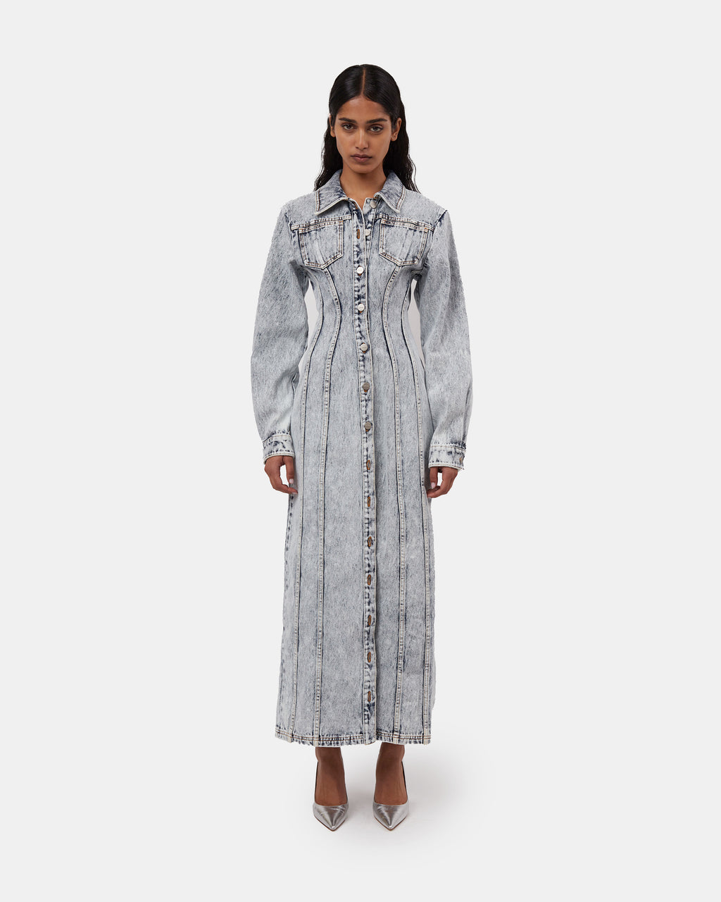 MERCER LONG DENIM DRESS