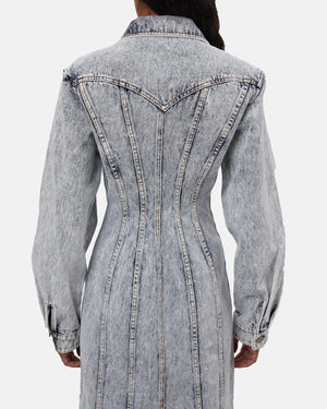 MERCER LONG DENIM DRESS