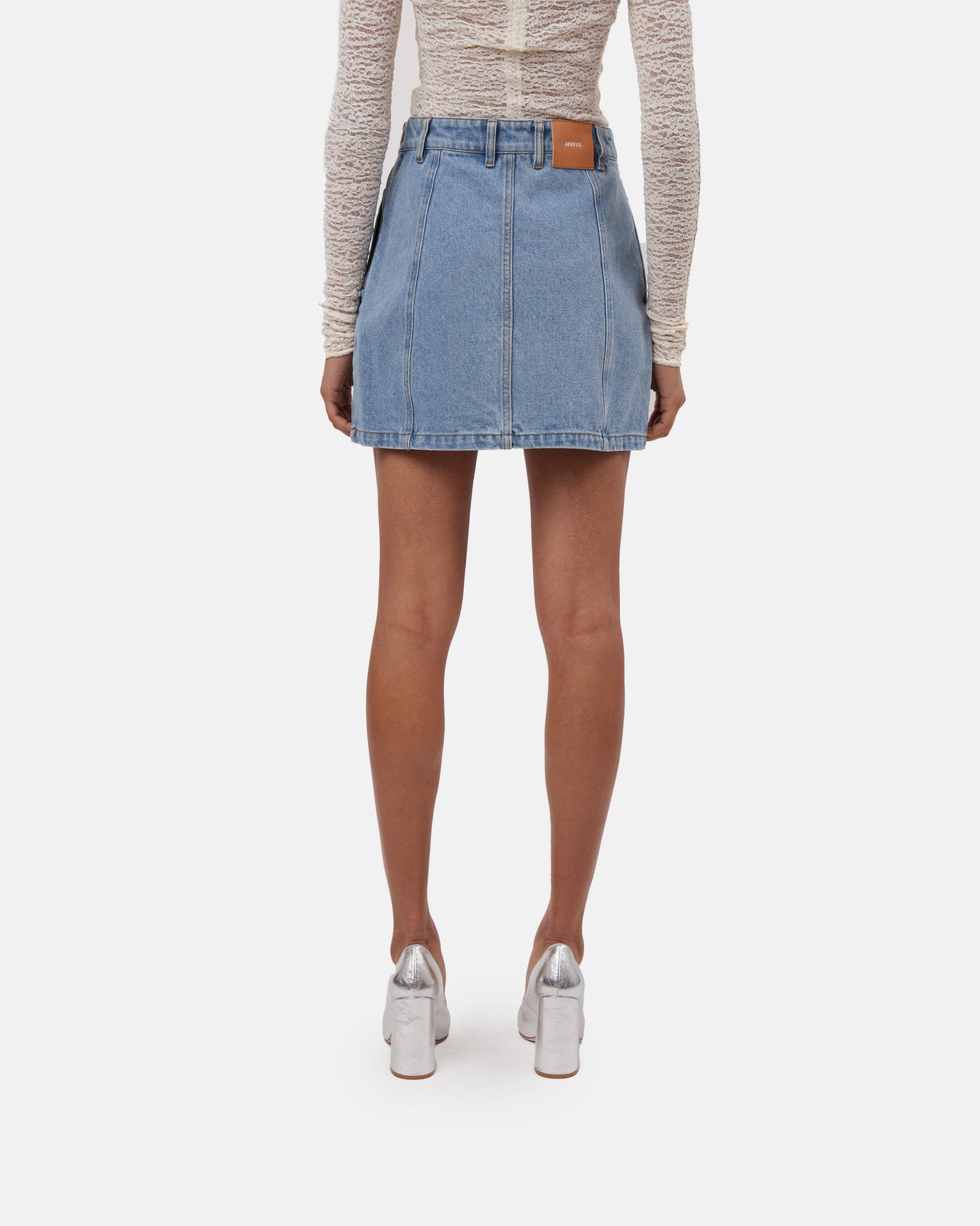 Denim Cherry Skirt