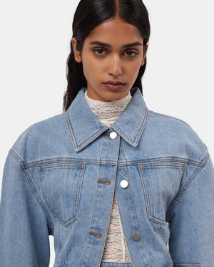 Cropped Mercer Jean Jacket