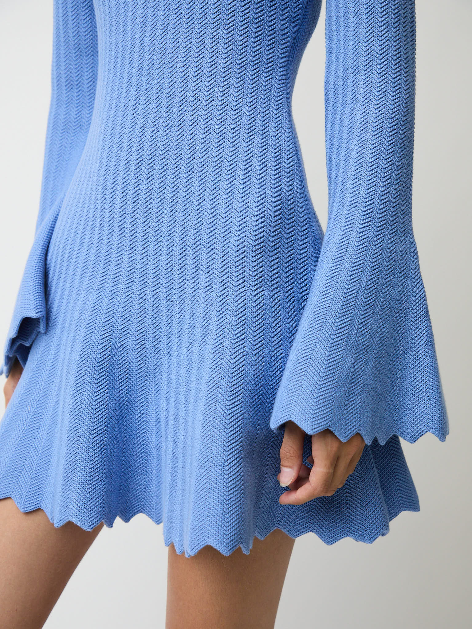 aknvas blue dress The Estelle shirt dress XS