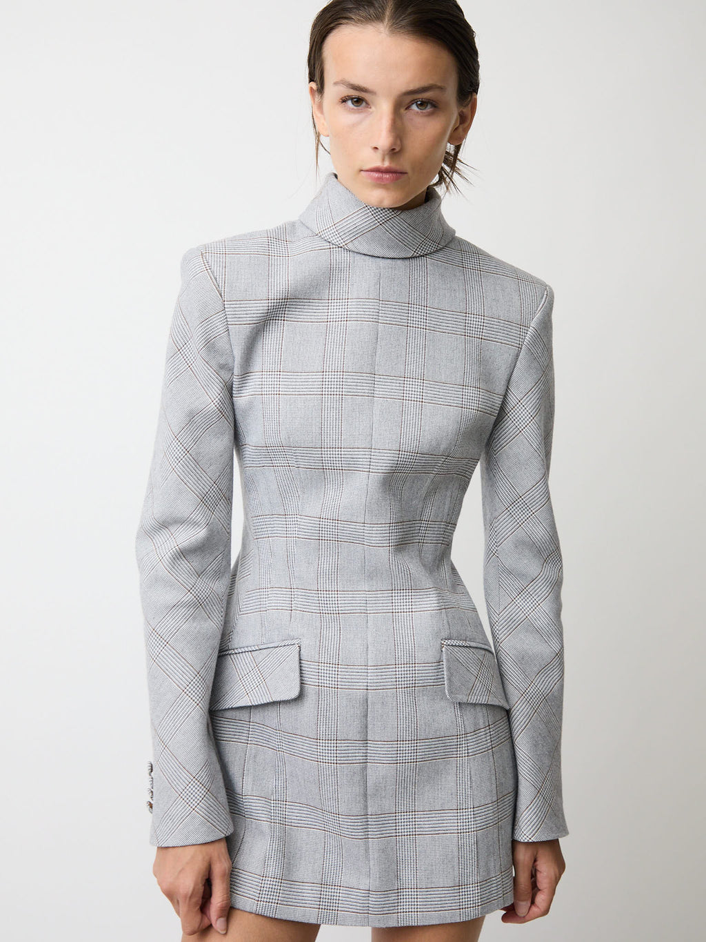 The Toni dress in plaid