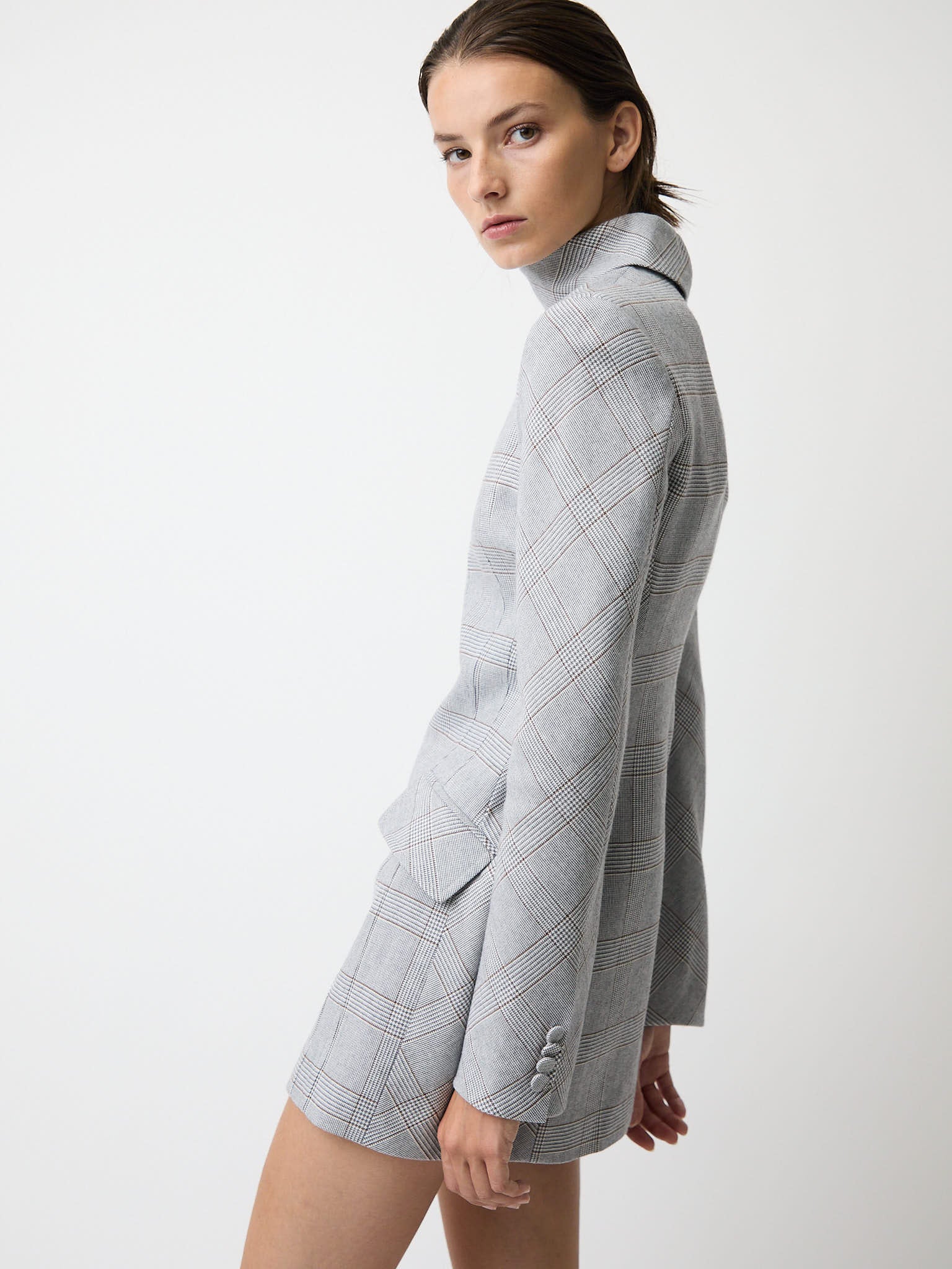 The Toni dress in plaid