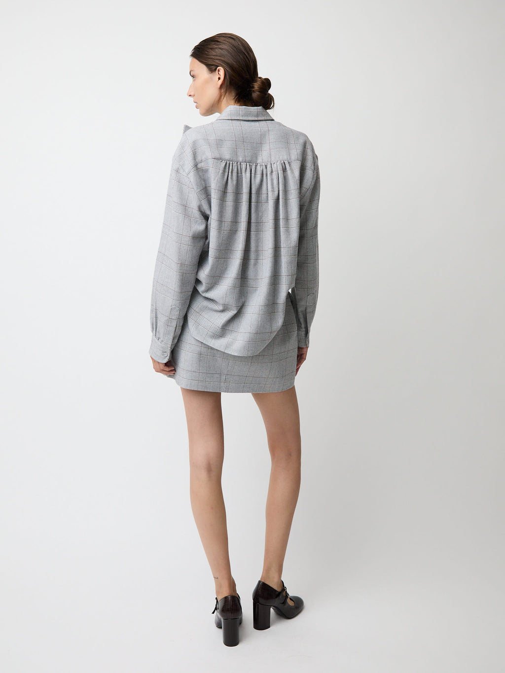 The Flor top in plaid