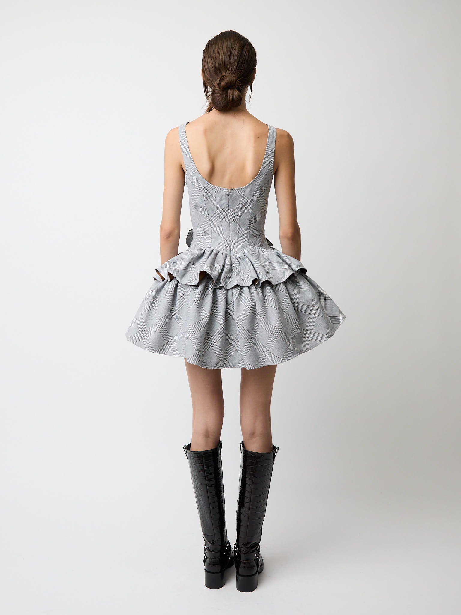 The Devyn plaid dress