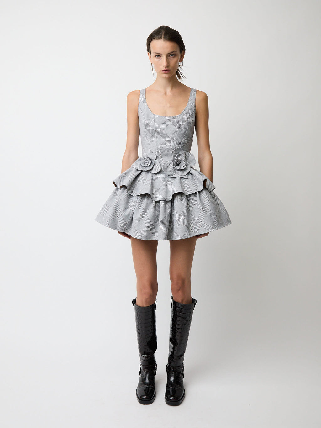 The Devyn plaid dress