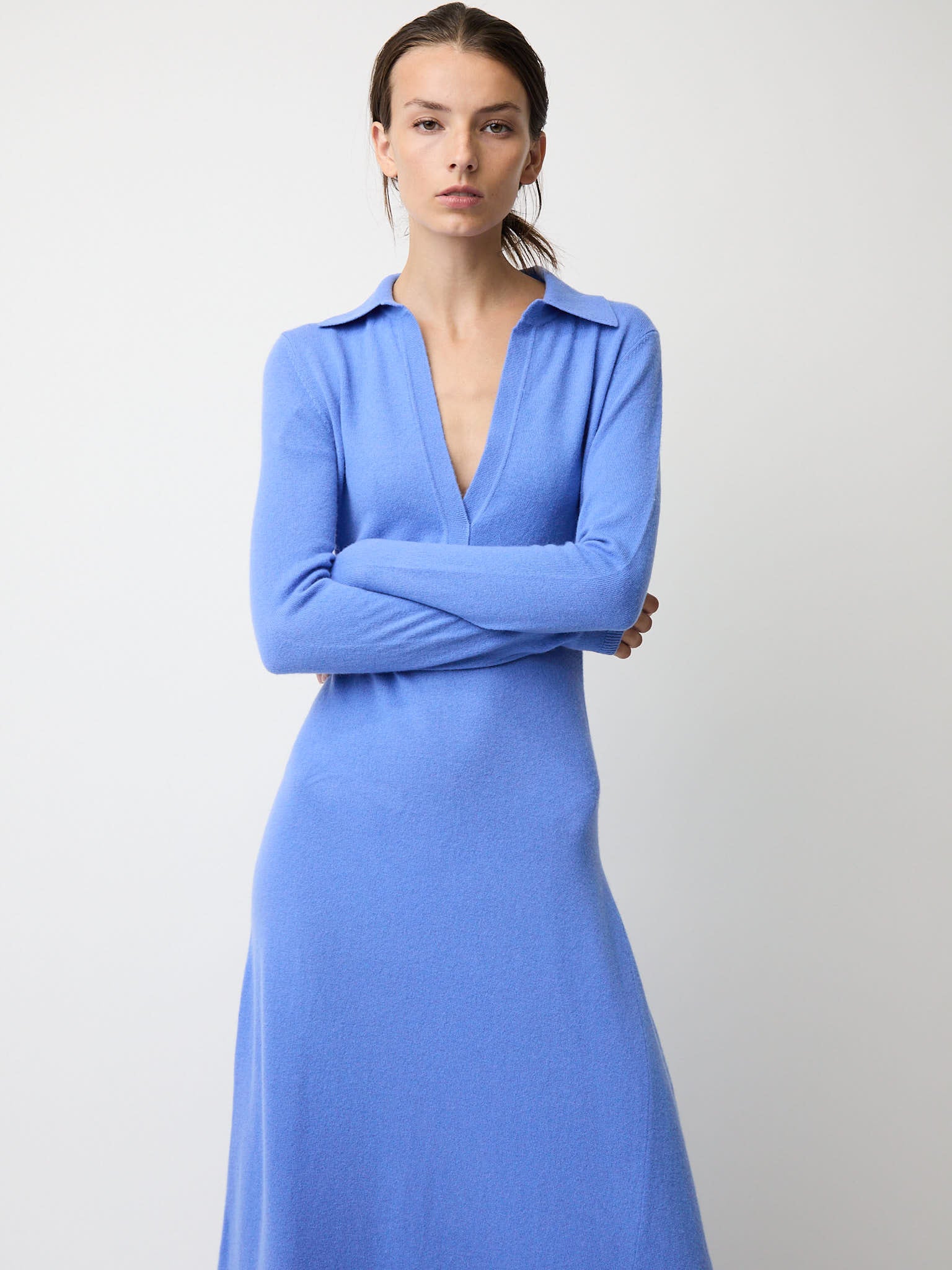 The Minerva cashmere wool blend dress