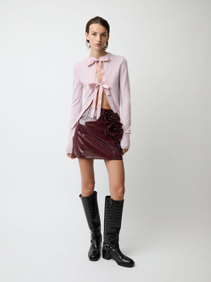 The Caja reversible long sleeve top in cashmere