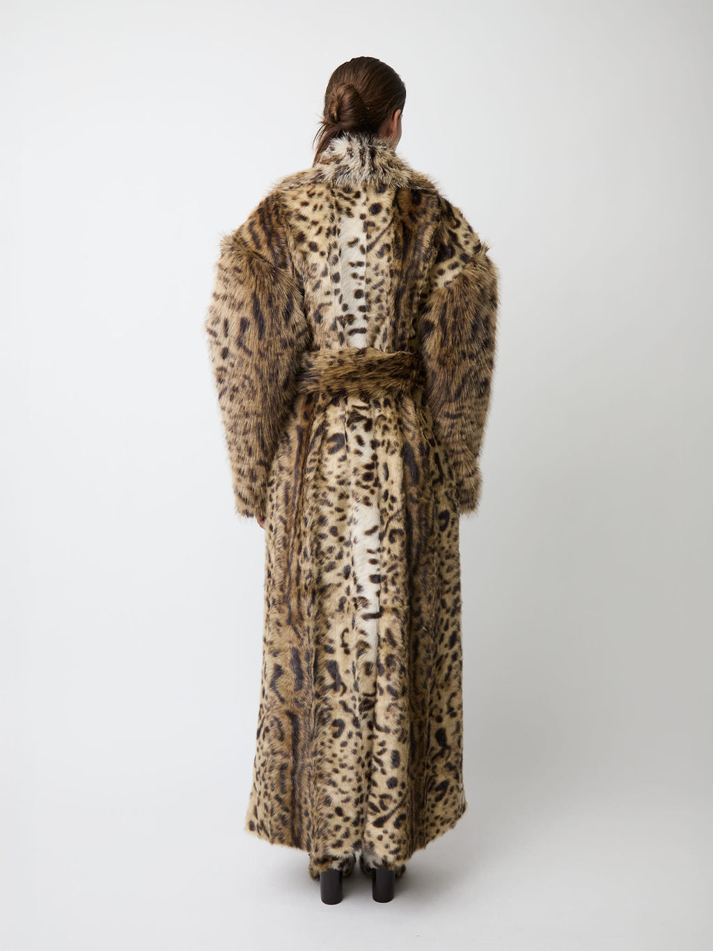 The Kassel coat in faux lynx