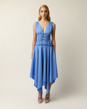 Zelie cotton poplin dress