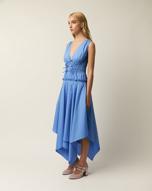 Zelie cotton poplin dress