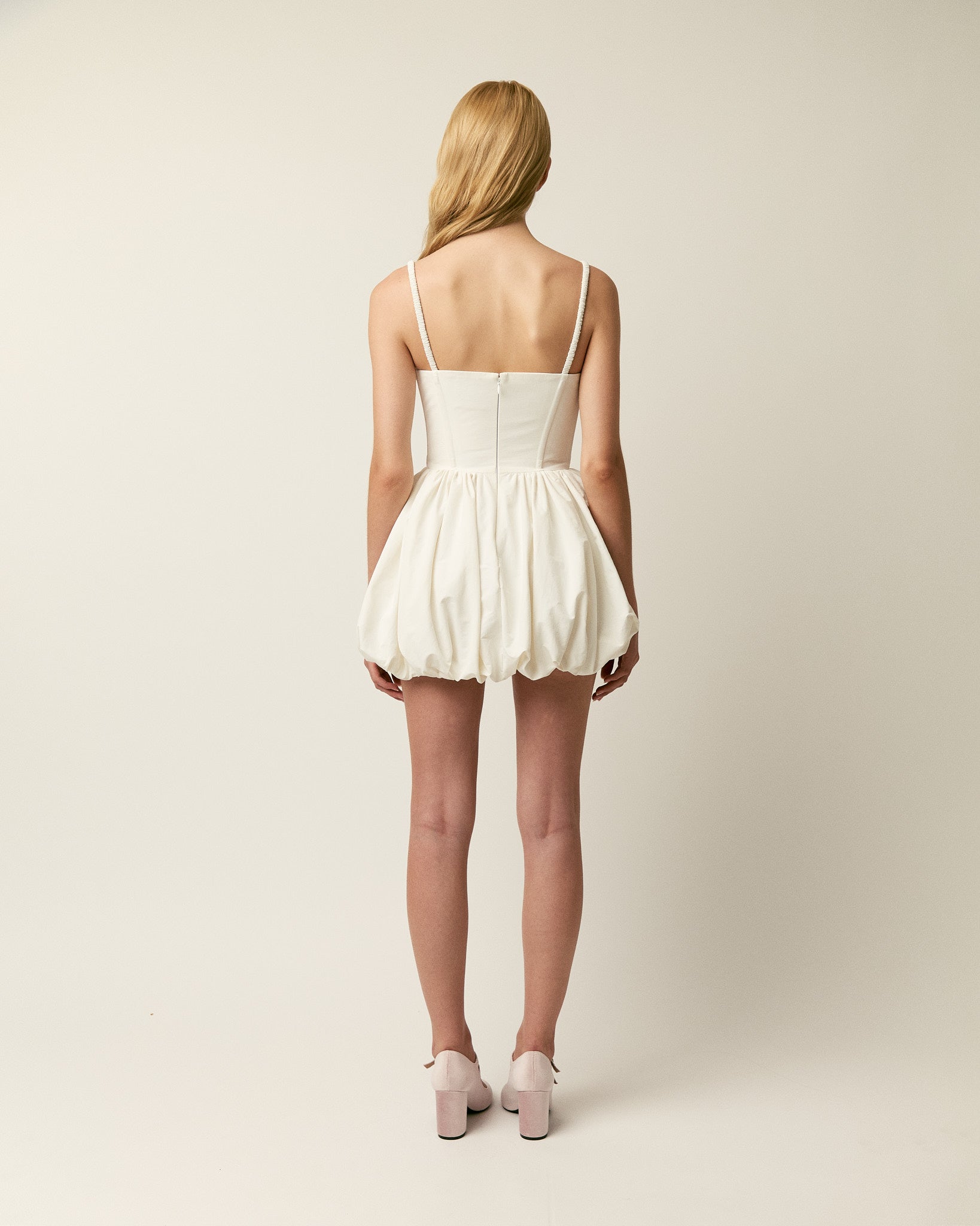 The Anais dress in white