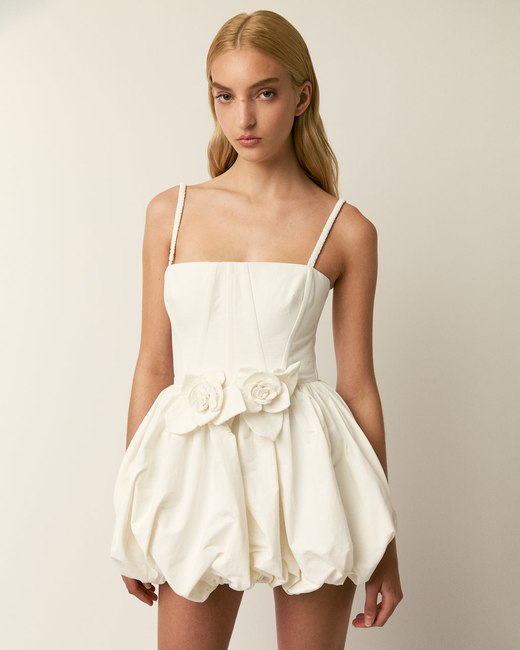 The Anais dress in white