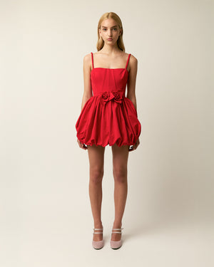 The Anais dress in red