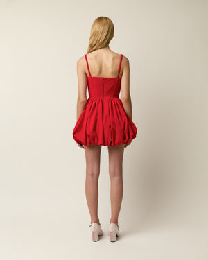 The Anais dress in red