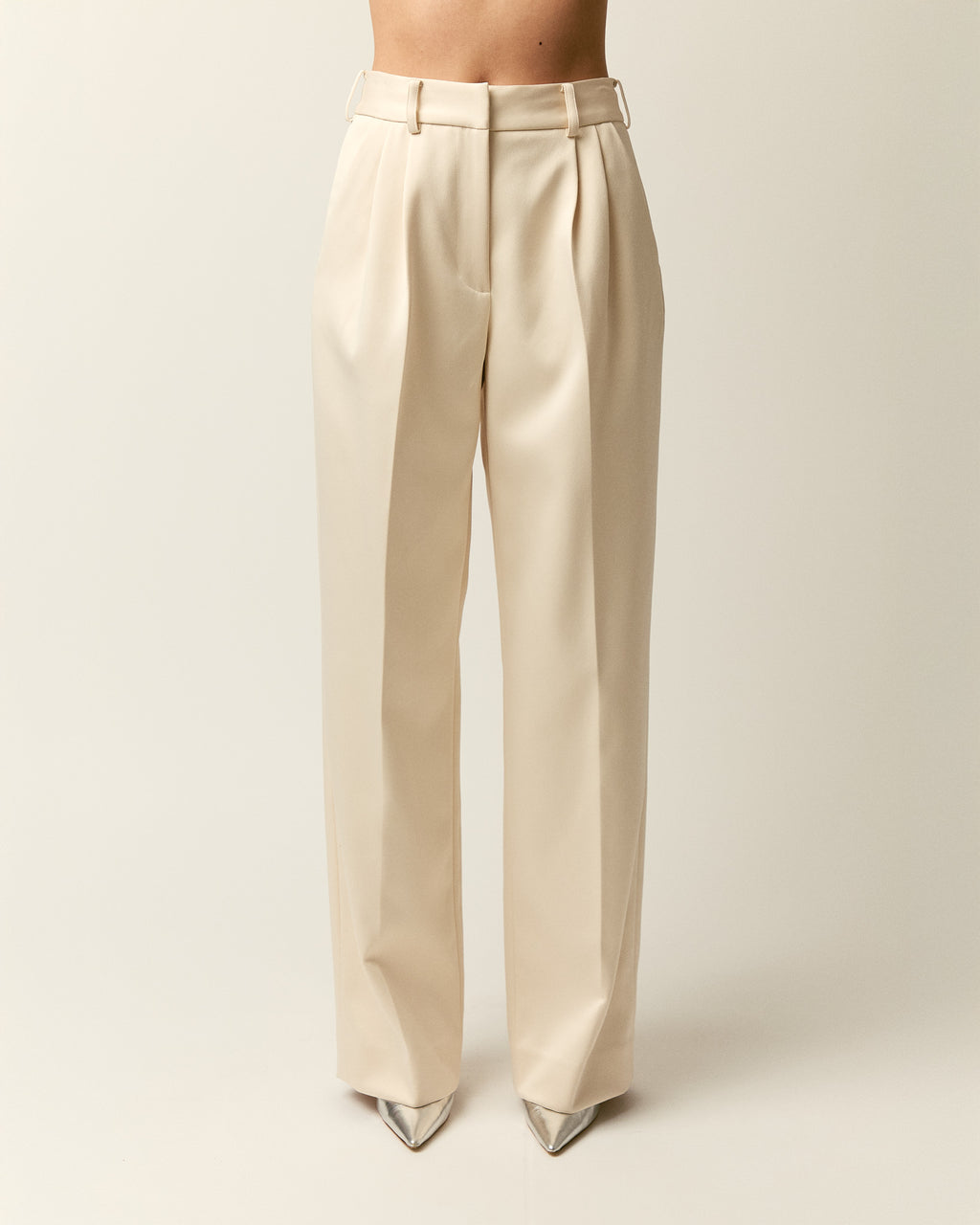 The Petronella pants in duchess satin