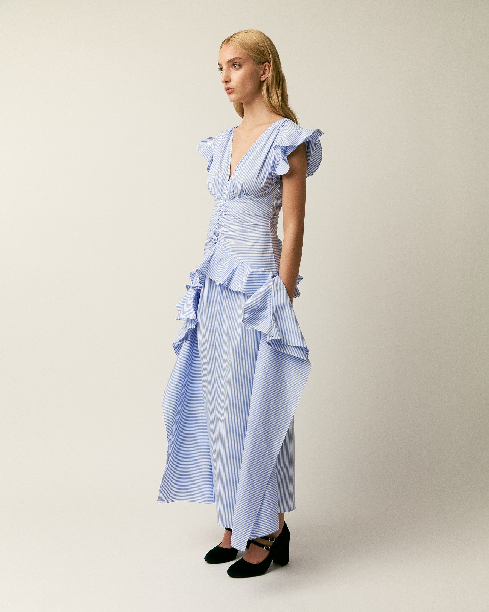 The Dani dress in cotton poplin