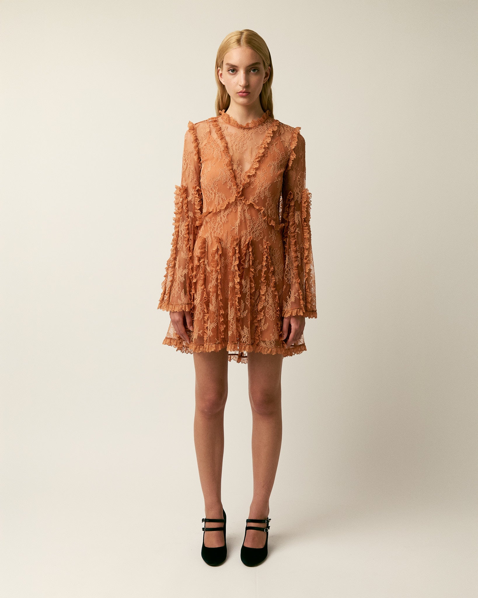 The Dorian dress in brown