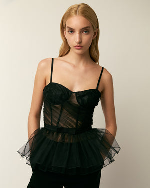 The Rina tulle bustier