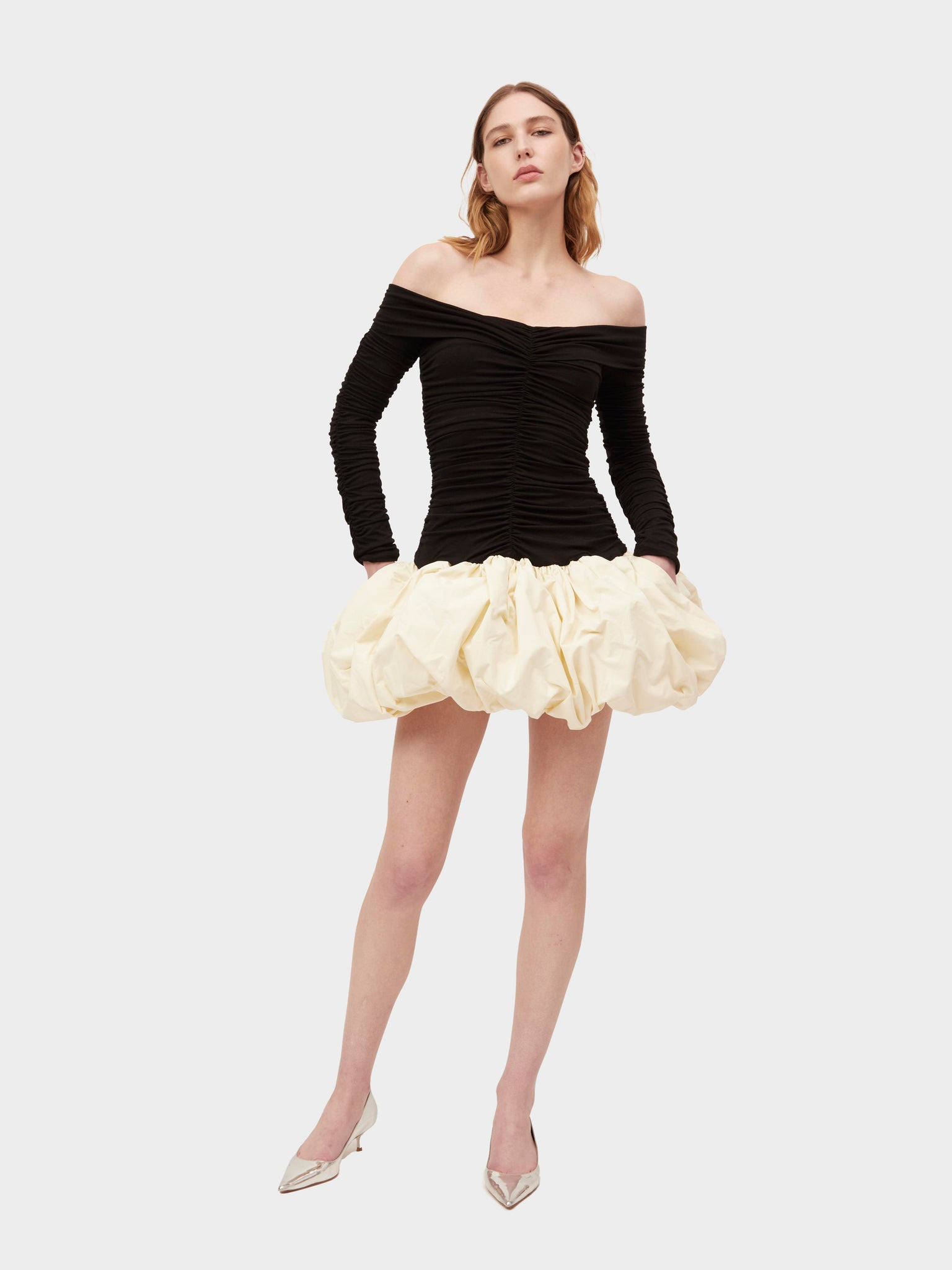 Greta Balloon Sleeve Maxi Dress