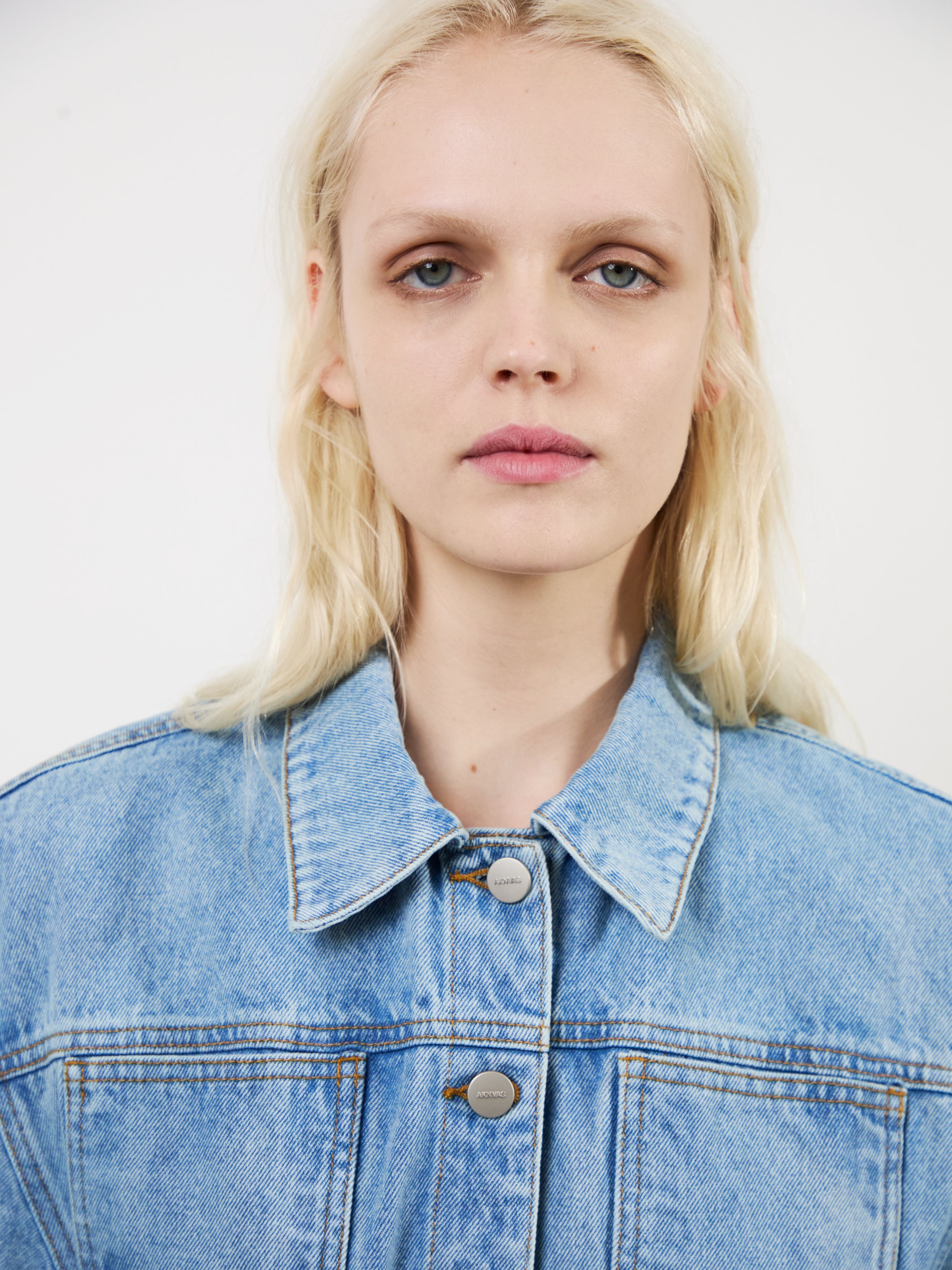 The Alex peplum denim jacket – Aknvas