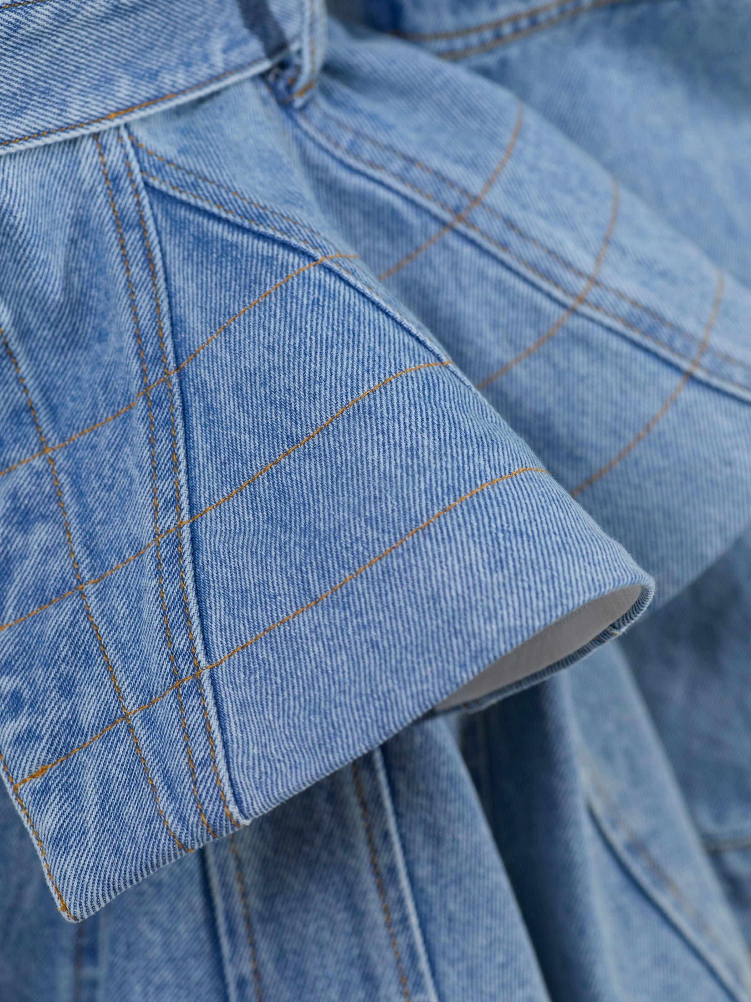 The Alex peplum denim jacket