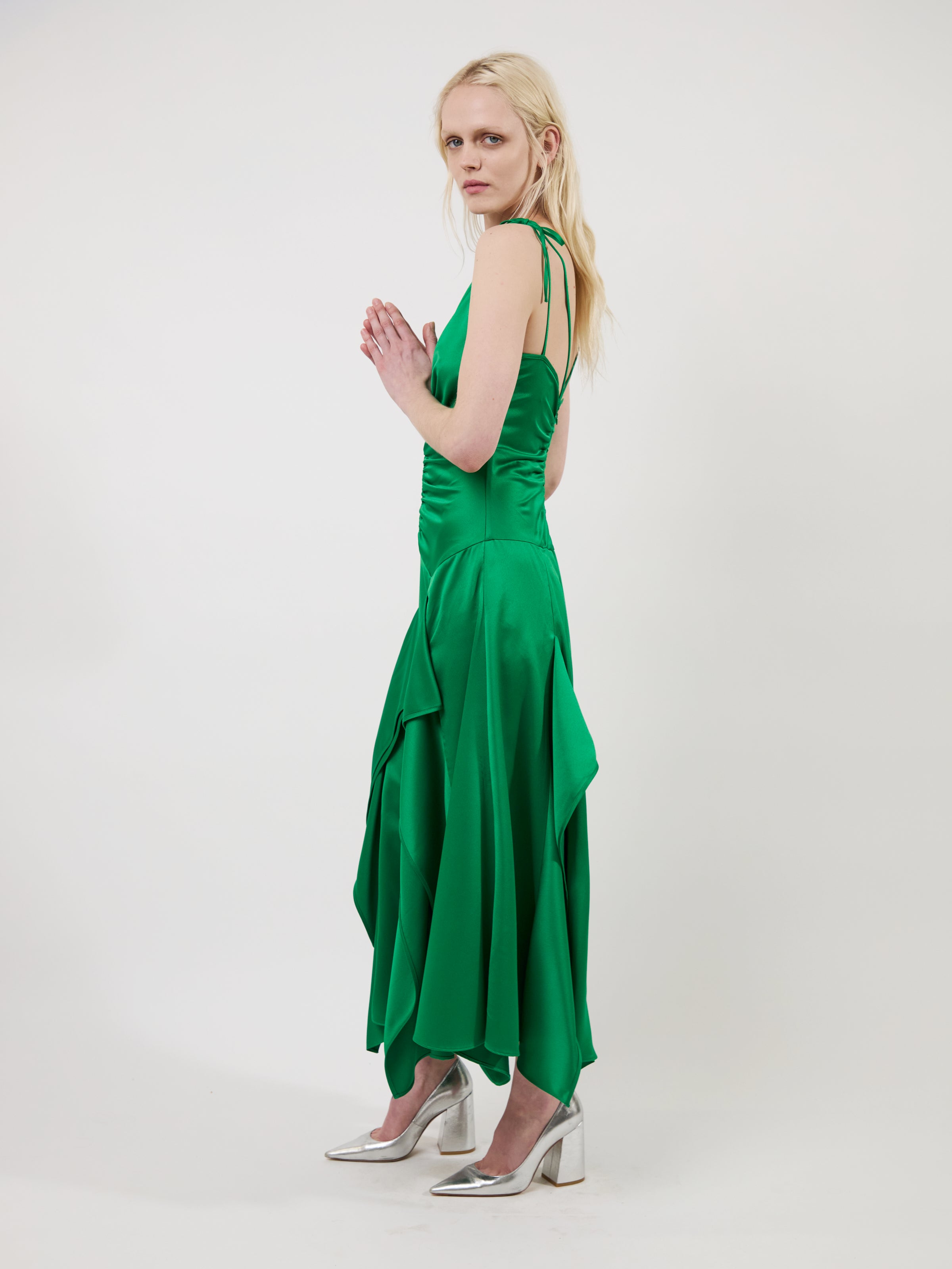 The Morgan gown in satin