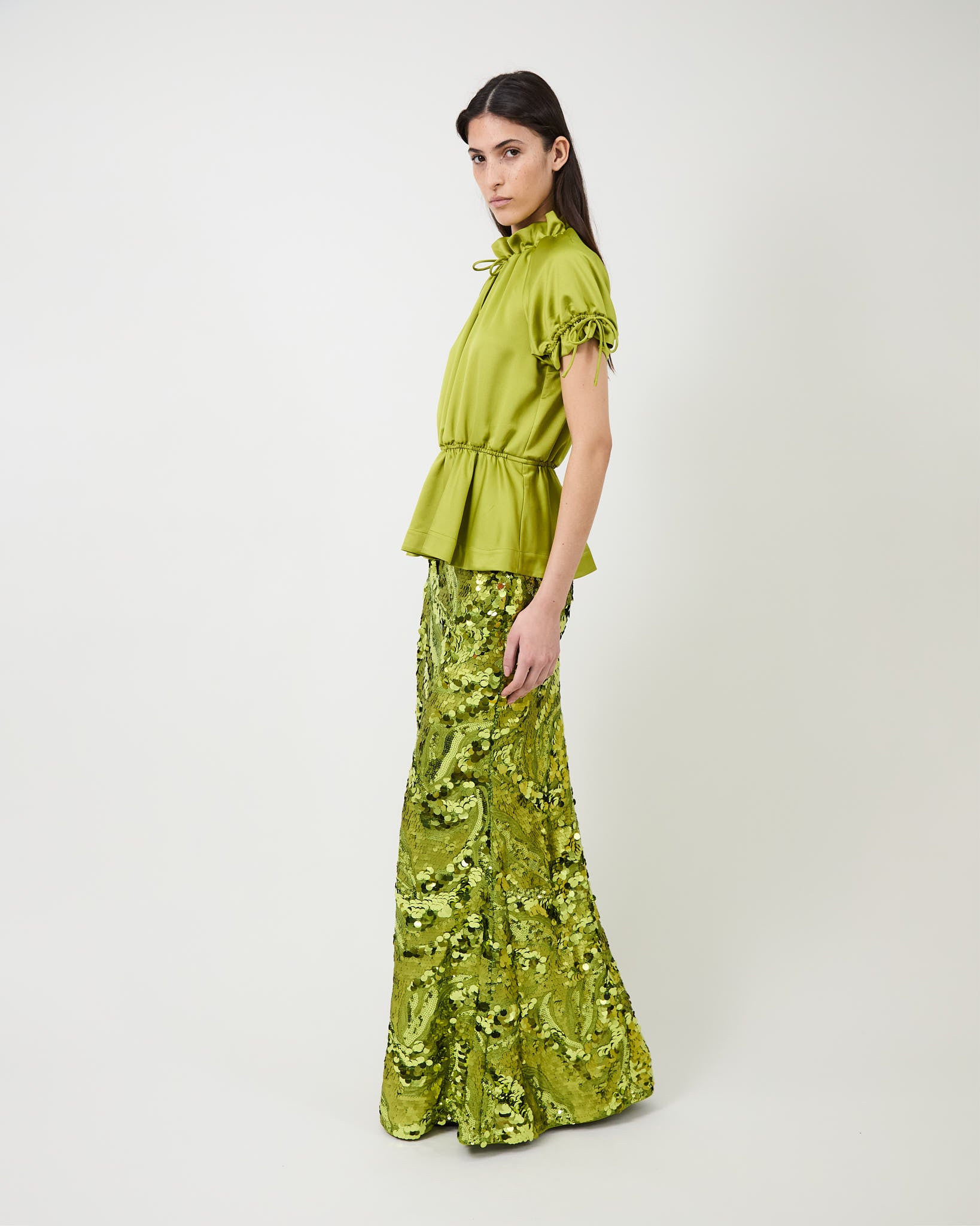 The Rosalina blouse in satin