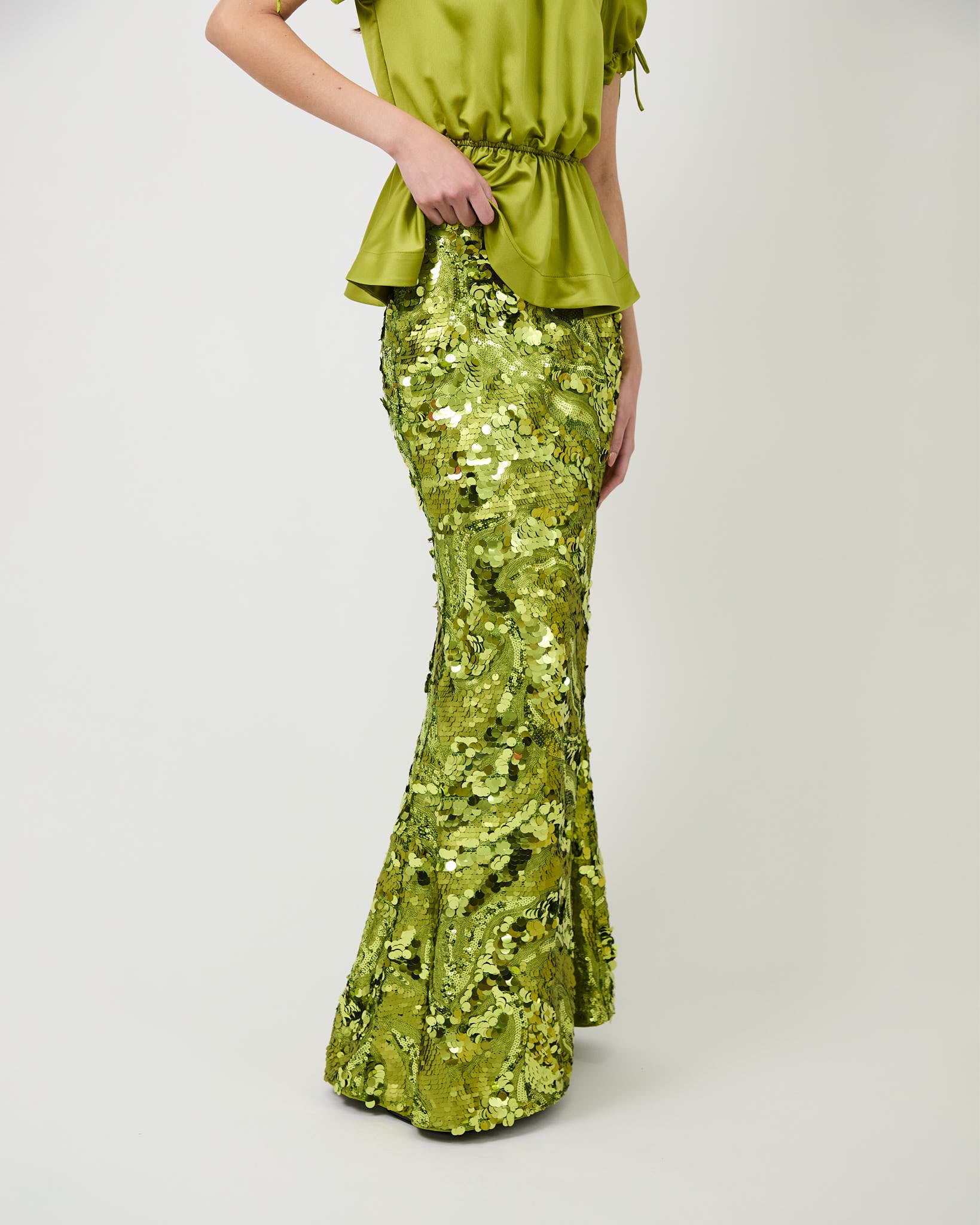 The Johanne skirt in citronnelle