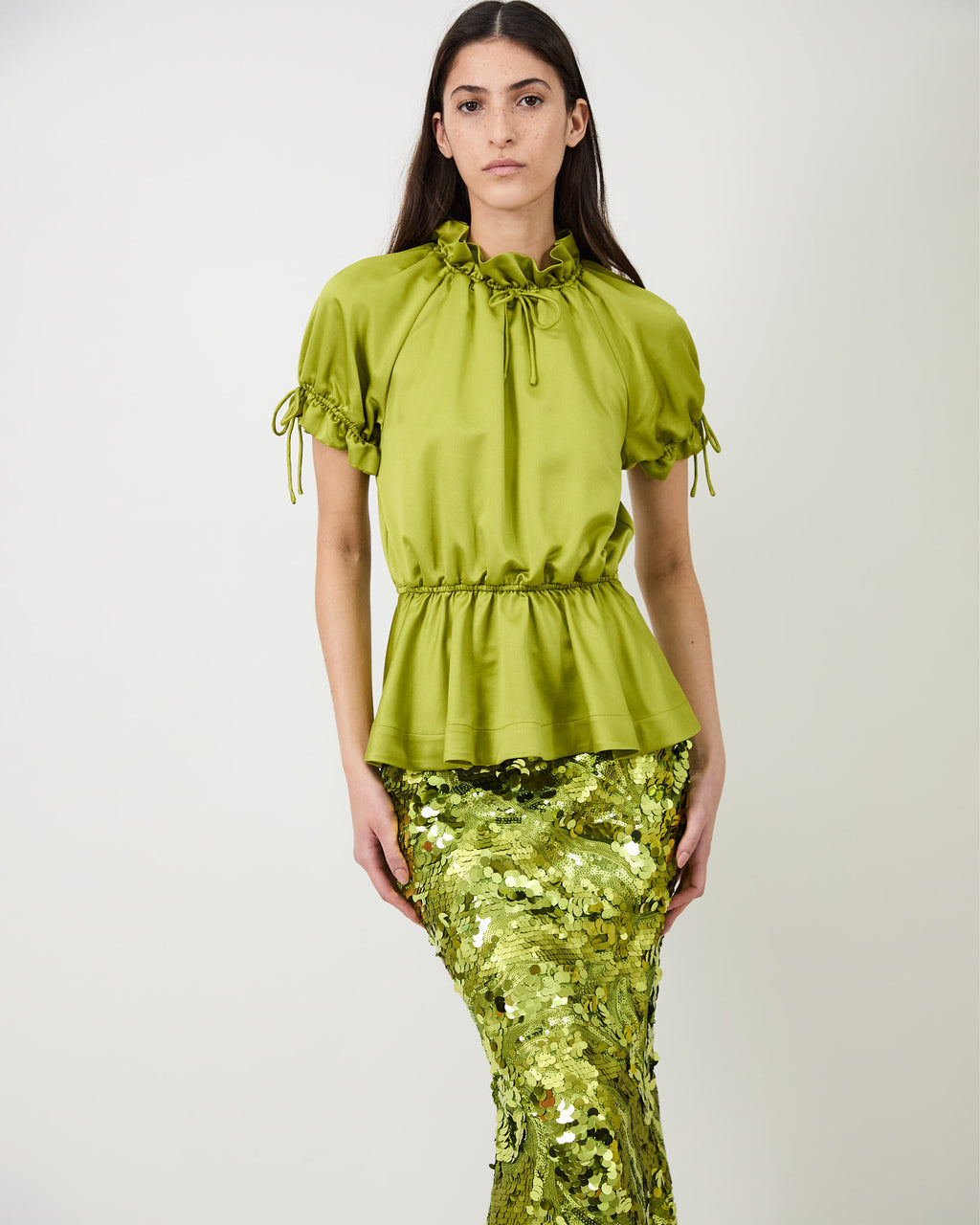 The Rosalina blouse in satin