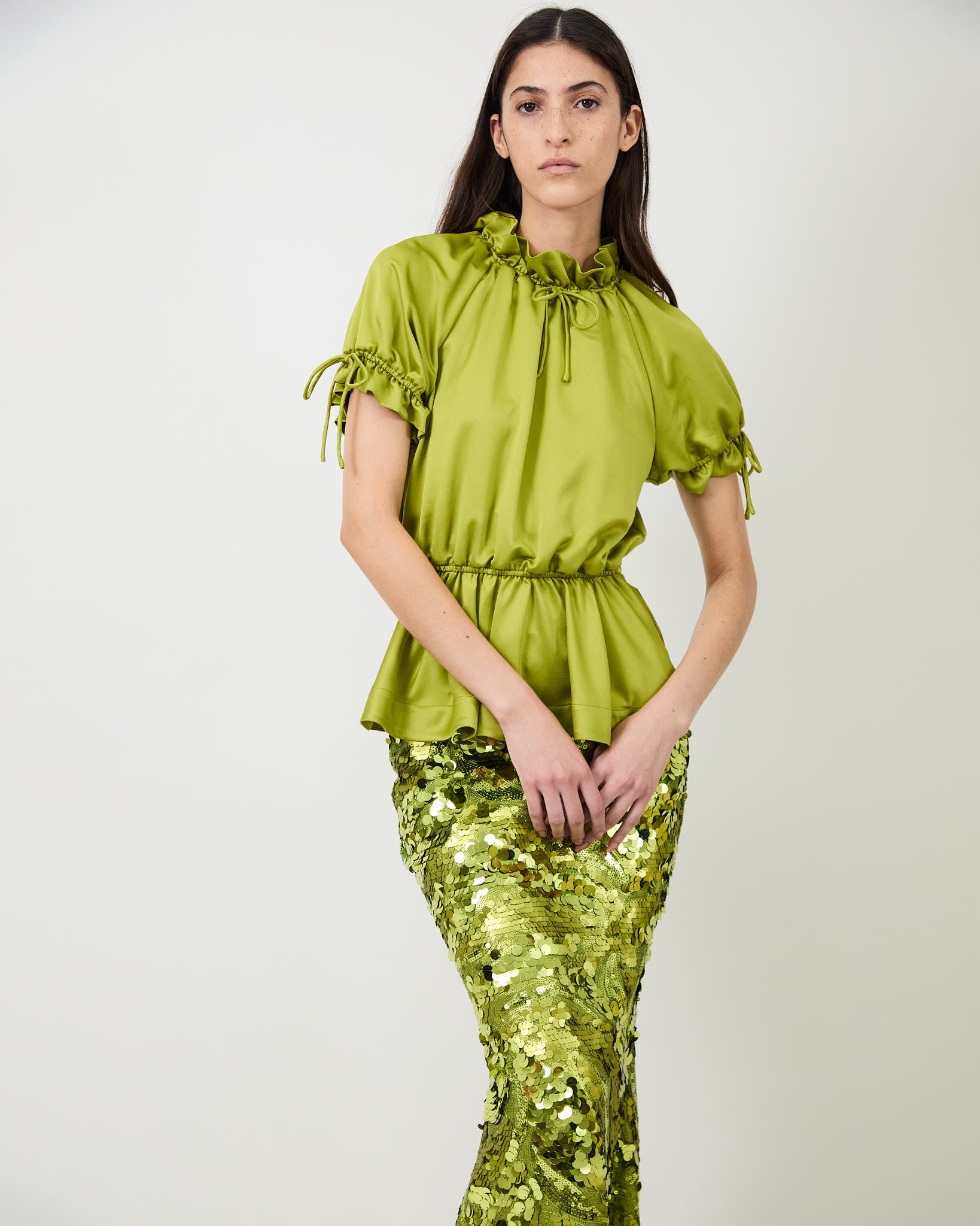 The Rosalina blouse in satin