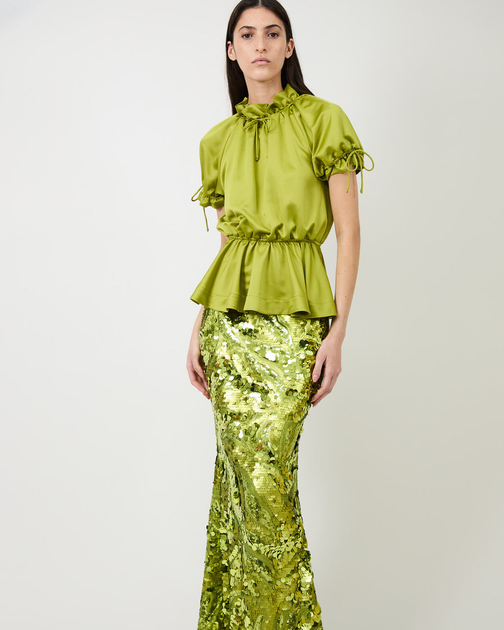 The Johanne skirt in citronnelle