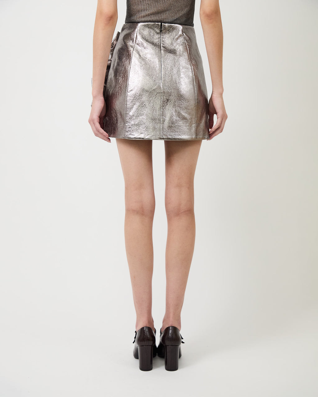 The Aksel skirt in gunmetal
