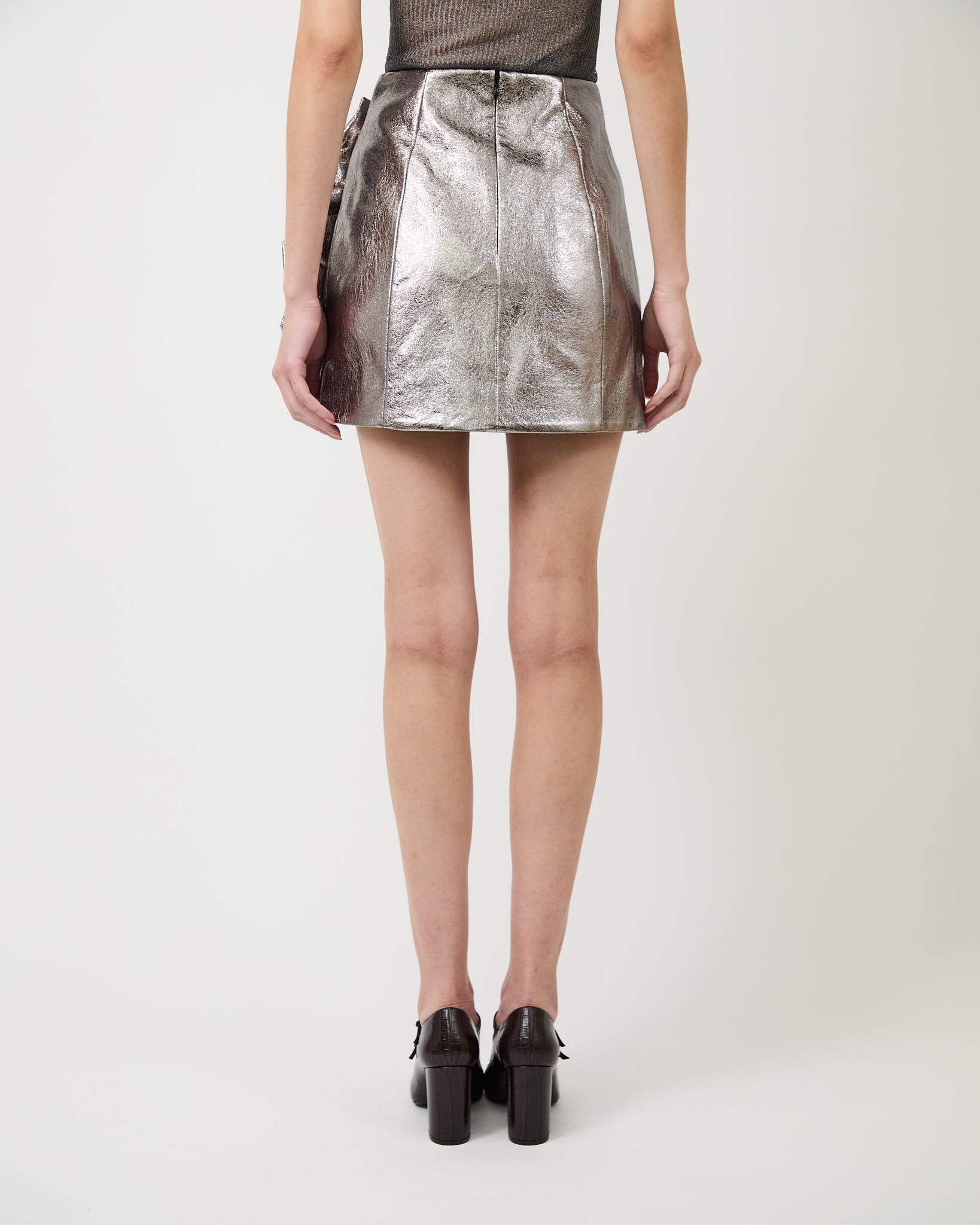 The Aksel skirt in gunmetal
