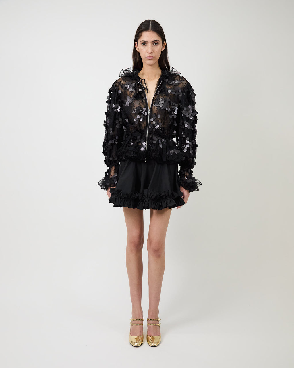 The Sofie jacket in sequin lace