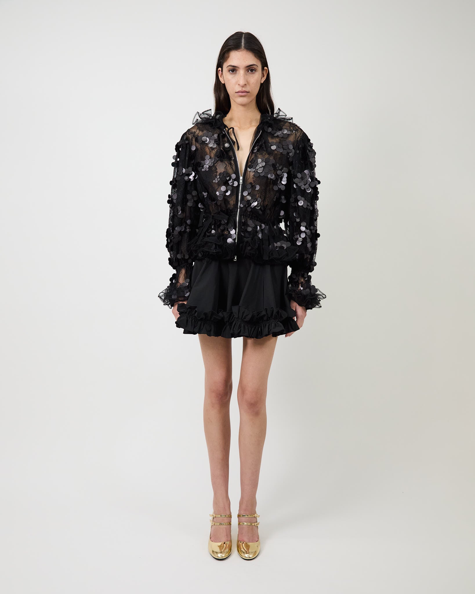 The Sofie jacket in sequin lace