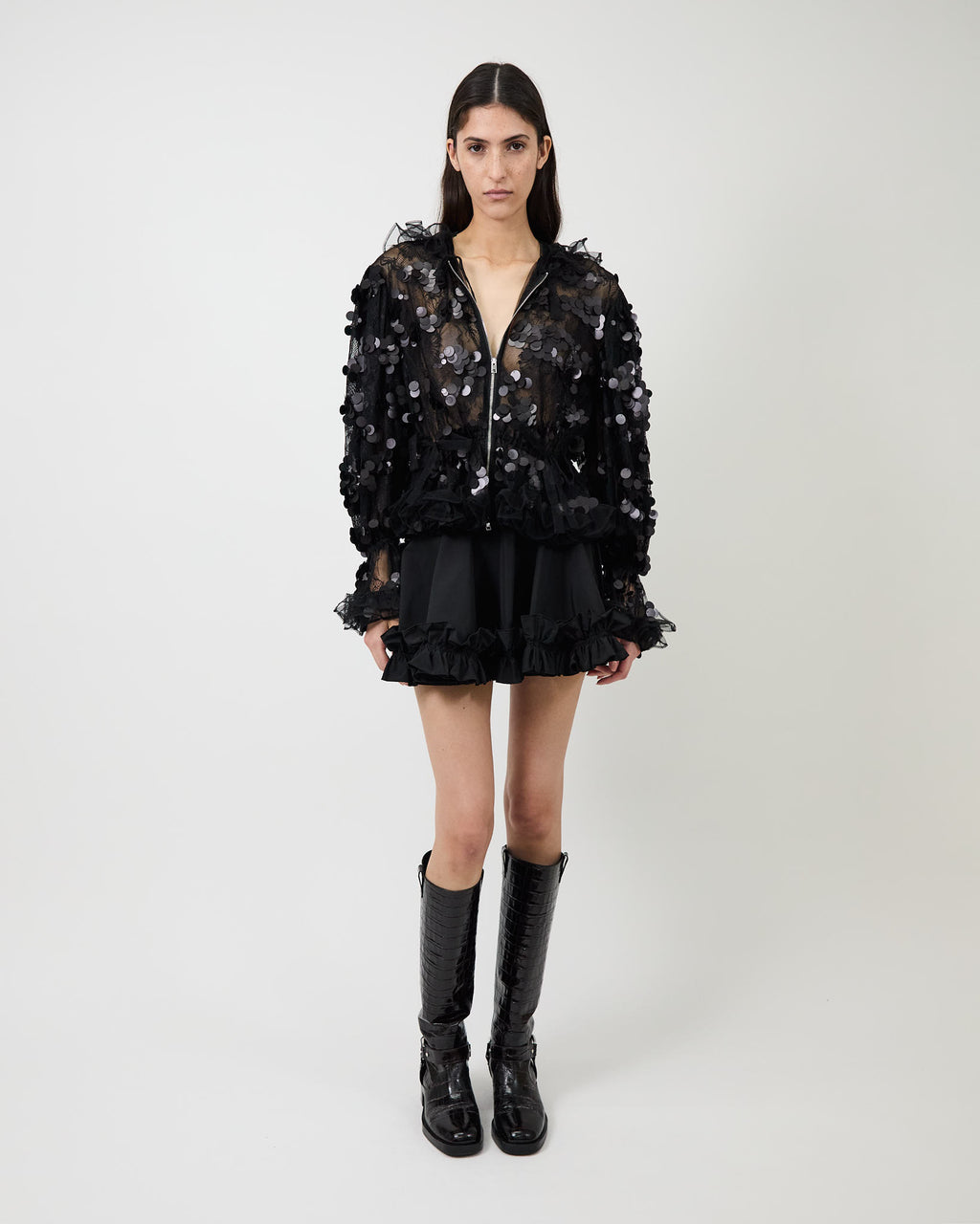 The Sofie jacket in sequin lace