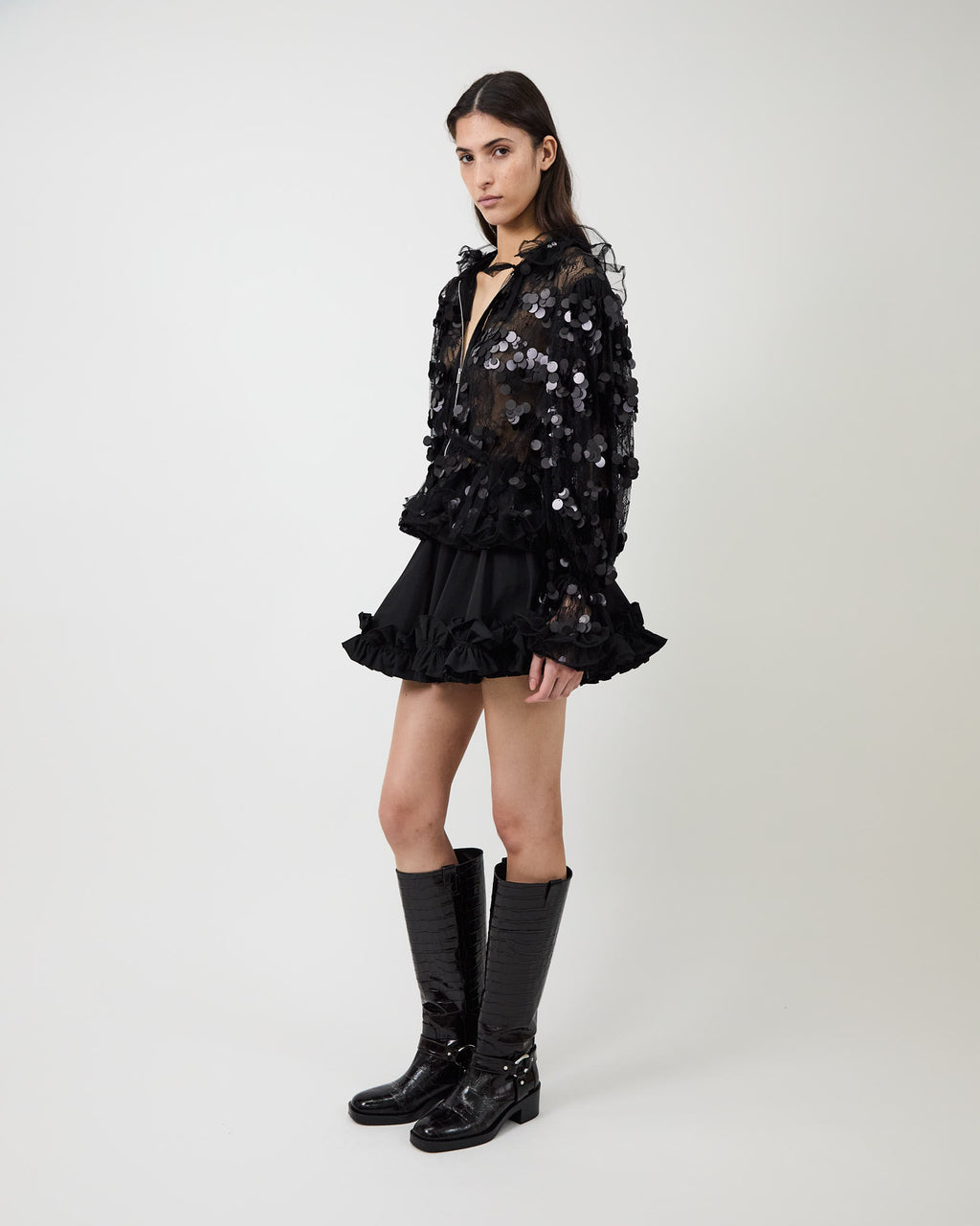 The Sofie jacket in sequin lace