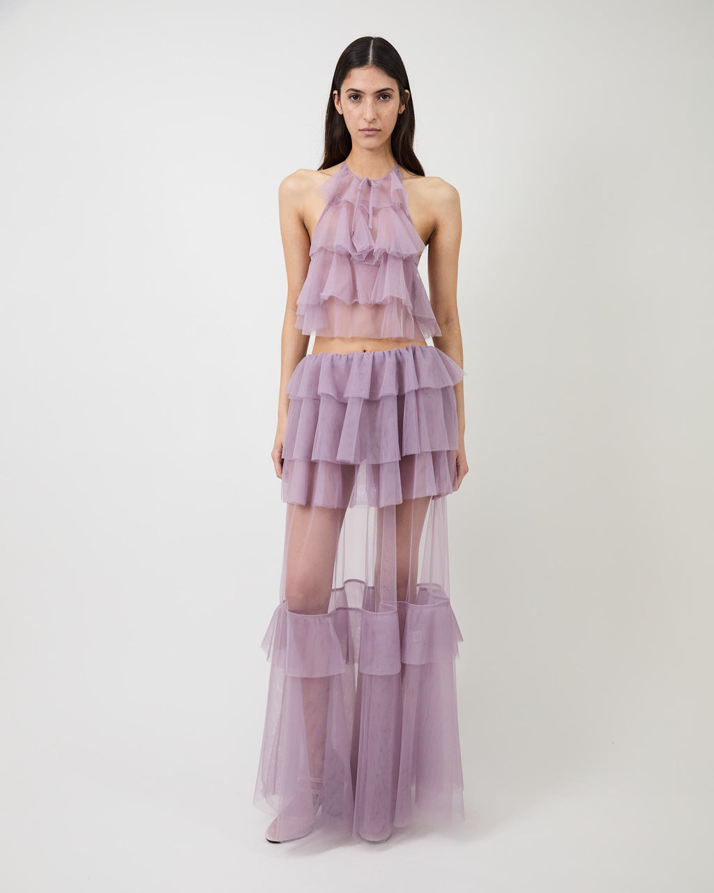 The Vilhelmine skirt in tiered tulle