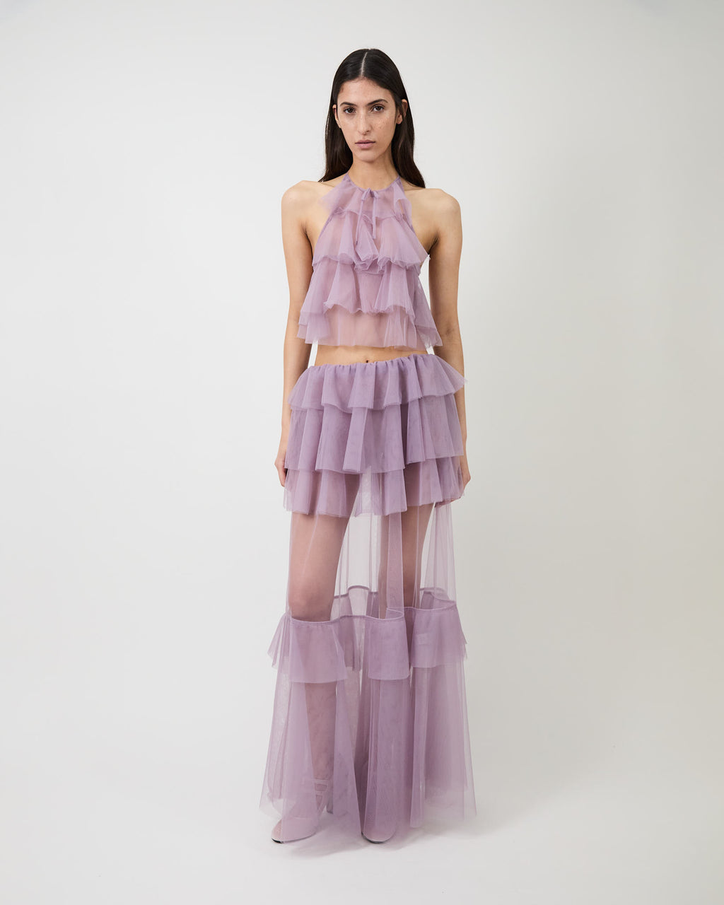 The Vilhelmine skirt in tiered tulle