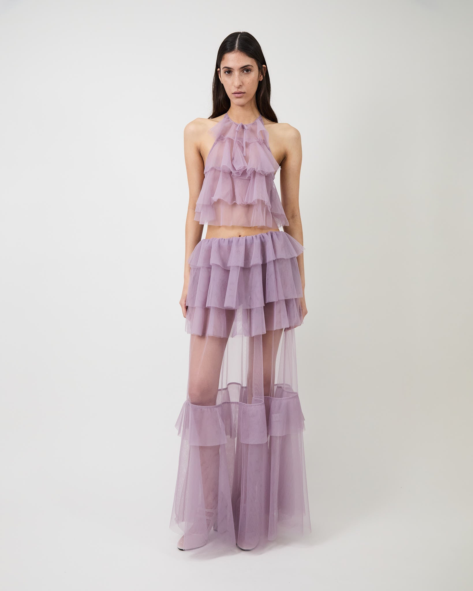 The Vilhelmine skirt in tiered tulle