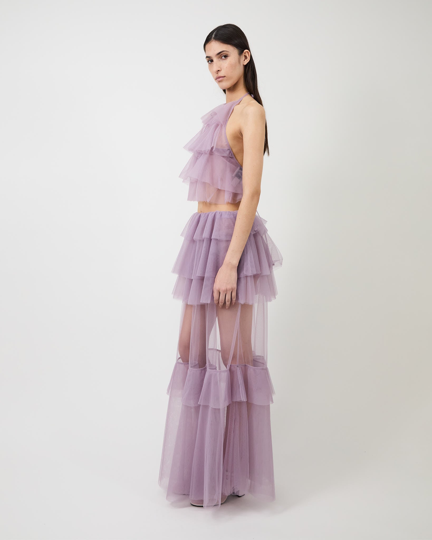 The Vilhelmine skirt in tiered tulle